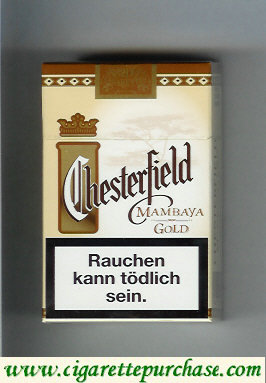 Chesterfield Mambaya Gold cigarettes